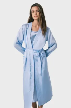 Женский голубой пеньюар Голубой S womensecret 2533683