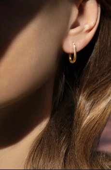 Позолоченные серьги Lilou