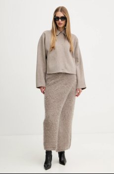 Шерстяное пальто BOSS Cafeta_DF