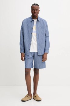 Рубашка с примесью льна A.P.C. chemise malo