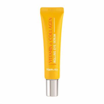 Сыворотка-роллер для кожи вокруг глаз FarmStay Vitamin & Collagen Rolling Eye Serum с витаминами и коллагеном, 25 мл Сыворотка-роллер для кожи вокруг глаз FarmStay Vitamin & Collagen Rolling Eye Serum с витаминами и коллагеном, 25 мл
