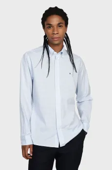 Мужская рубашка в клетку NAT. SOFT FLEX GINGHAM RF Разноцветный S Tommy Hilfiger MW0MW32837