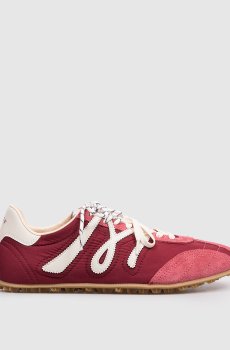 Бордовые комбинированные кроссовки SPEEDY