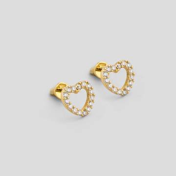 Серьги Спрятанное сердце