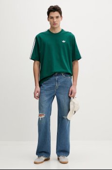 Хлопковая футболка adidas Originals