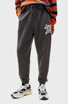 Мужские темно-серые спортивные брюки VARSITY Серый S Tommy Jeans DM0DM22083