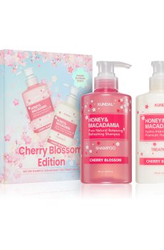 Набор для волос Kundal Honey & Macadamia Cherry Blossom (шампунь, 500 мл + кондиционер, 500 мл)