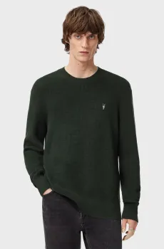 Мужской темно-зеленый джемпер ASPEN Зеленый XL AllSaints M089KB