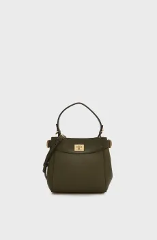 Женская темно-зеленая сумка MIX MEDIA Зеленый ONESIZE Calvin Klein LV04F3885G