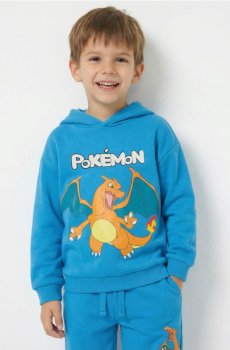 Кофта з принтом Pokemon - морська хвиля