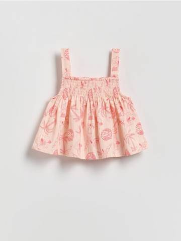 Reserved - Блузка з візерунком - нюдовий - 904EG-02X