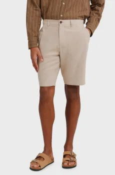 Мужские бежевые шорты dobby comfort fit Бежевый 40 SPRINGFIELD 433674