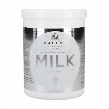 Маска для волос Kallos Cosmetics Milk Hair Mask с молочным протеином, 1 л Маска для волос Kallos Cosmetics Milk Hair Mask с молочным протеином, 1 л