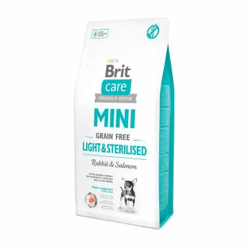 Сухой корм для собак миниатюрных пород Brit Care Mini Light & Sterilised с избыточным весом или стерилизованных, 7 кг Сухой корм для собак миниатюрных пород Brit Care Mini Light & Sterilised с избыточным весом или стерилизованных, 7 кг