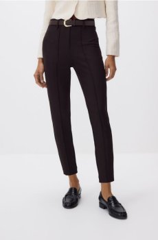 Reserved - Штани із прошиванням - коричневий - 727JC-88X