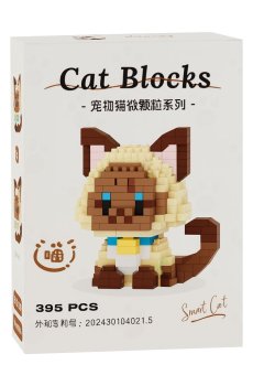 Игрушка-конструктор Shantou Jinxing Cat Blocks, от 3 лет, 395 деталей (6083)