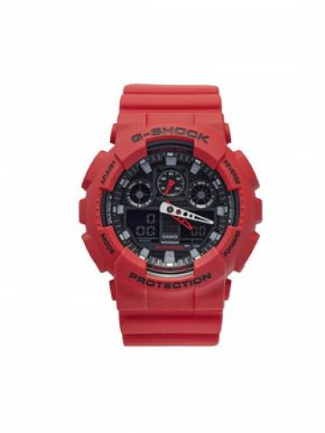 G-Shock Годинник GA-100B-4AER Червоний G-Shock Годинник GA-100B-4AER Червоний