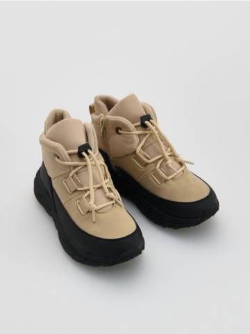 Reserved - Трекінгові черевики з утепленням - бежевий - 670HG-08X