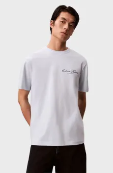 Мужская голубая футболка MARCH GRAPHIC Голубой S Calvin Klein Jeans LV04RF822G