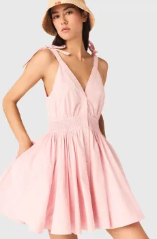 Женское розовое платье Розовый 38 MAJE MFPRO04805_Pink
