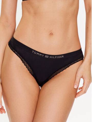 Tommy Hilfiger Стрінги UW0UW04184 Чорний Tommy Hilfiger Стрінги UW0UW04184 Чорний