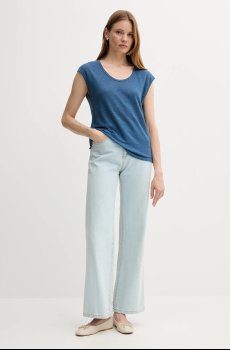 Льняная футболка United Colors of Benetton