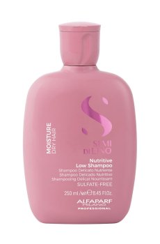 Бессульфатный питательный шампунь для волос Alfaparf Milano Semi Di Lino Nutritive Low Shampoo, 250 мл