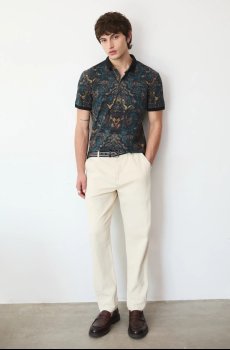 Брюки с примесью льна Medicine