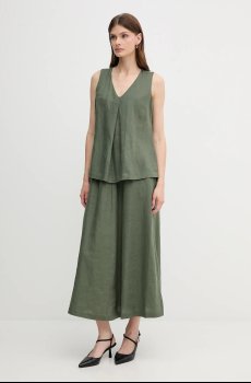 Льняная блузка United Colors of Benetton