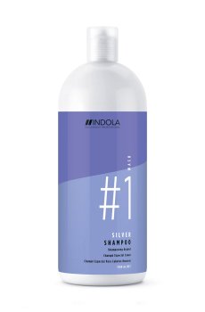 Уценка! Шампунь Indola Silver Shampoo для окрашенных волос, с серебристым эффектом, 1.5 л