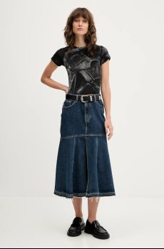 Джинсовая юбка Hugo Blue Gidya_B