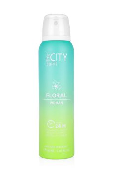 Парфюмированный дезодорант спрей для тела Floral The City Spirit женский, 150 мл