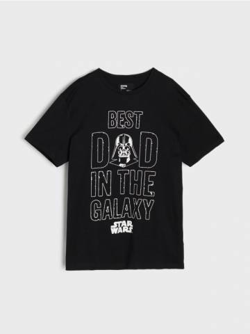 Футболка з принтом Star Wars - чорний Футболка з принтом Star Wars - чорний