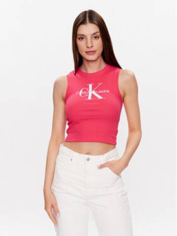 Calvin Klein Jeans Топ J20J221521 Рожевий Slim Fit Calvin Klein Jeans Топ J20J221521 Рожевий Slim Fit