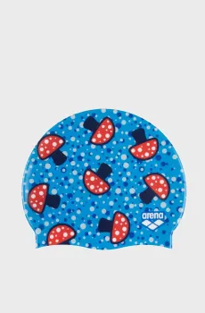 Голубая шапочка для плавания с узором HD CAP Голубой ONESIZE Arena 005572-240