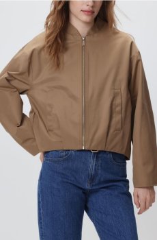 Reserved - Піджак зі стійкою - кавовий - 519IA-84X