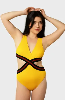 Женский желтый купальник Желтый XS brabrabra SO246809