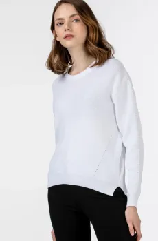 Женский белый свитер Белый 42 Lacoste AF012020B