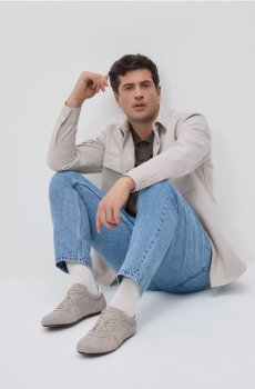 Reserved - Замшеві кеди - бежевий - 322IE-08X