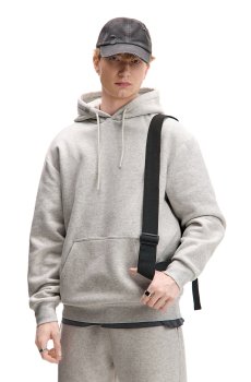 Cropp - Гладке худі - light grey