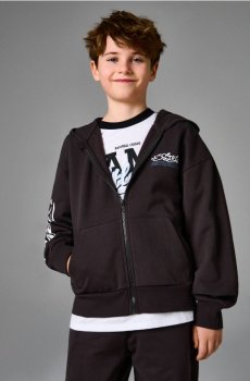 Кофта на блискавці - темно-сірий