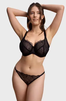 Женский черный бюстгальтер Черный 90C brabrabra SLZ29101011