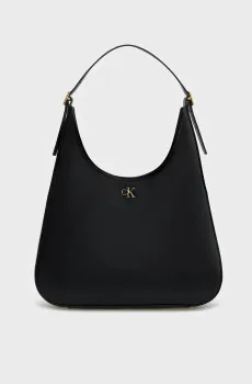 Женская черная сумка MEDIUM SHOULDER Черный ONESIZE Calvin Klein LV04F3522G