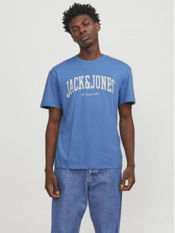 Jack&Jones Футболка Josh 12236514 Голубий Relaxed Fit Jack&Jones Футболка Josh 12236514 Голубий Relaxed Fit
