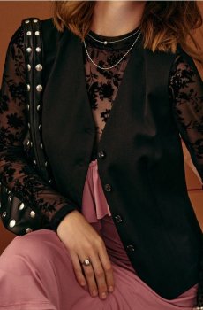 Костюмний жилет - чорний