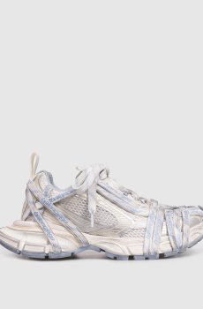 Белые кроссовки 3XL Extreme Laces Logo