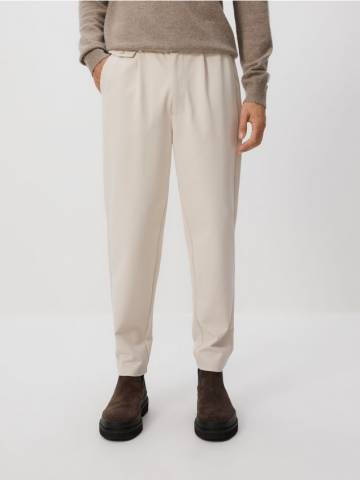 Reserved - Штани-чиноси regular fit - бежевий - 6693L-08X