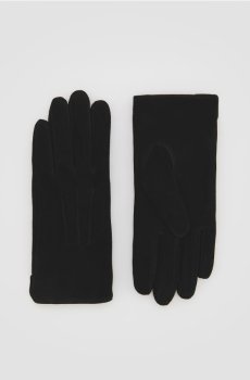 Reserved - Замшеві рукавички - чорний - 497FE-99X