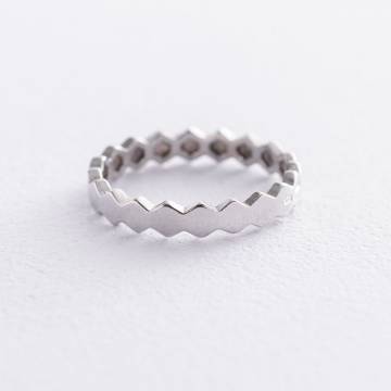 Серебряное кольцо "Грани" 112585 Серебряное кольцо "Грани" 112585