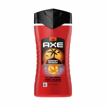 Мужской гель для душа 3 в 1 Axe Sunset Fresh All Day Fresh, 250 мл Мужской гель для душа 3 в 1 Axe Sunset Fresh All Day Fresh, 250 мл